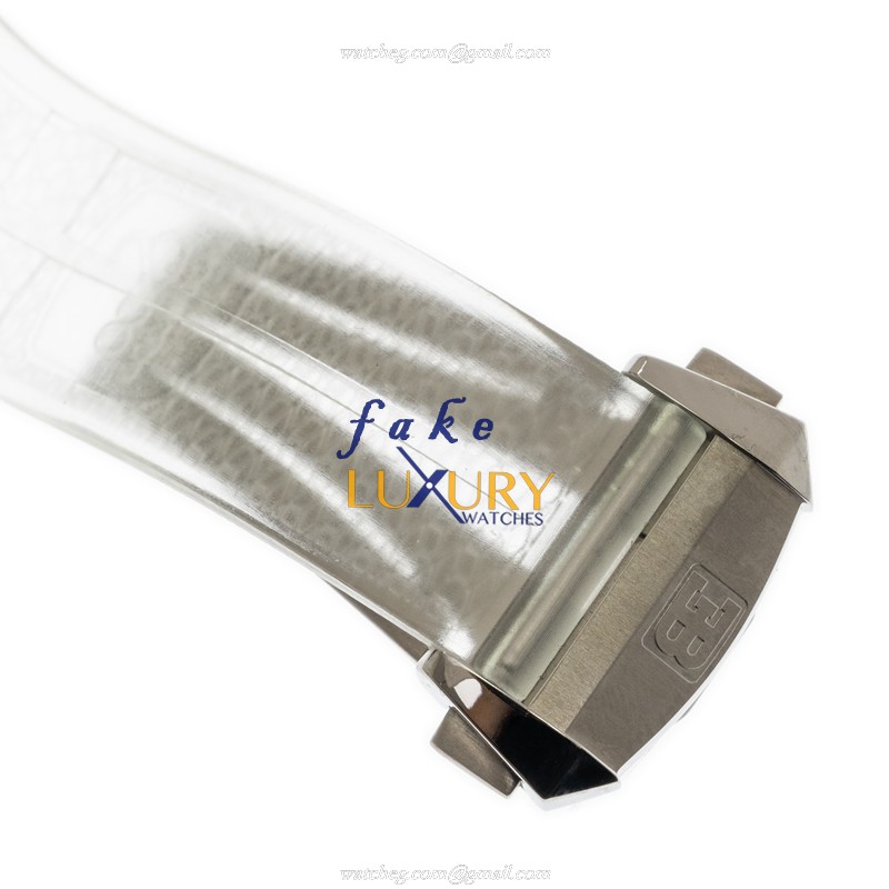 Jacob & Co BU210.80AA.AB.BBRUA Manual Wind Sapphire Crystal Watch, Transparent Dial & Strap, Rubber - Image 4
