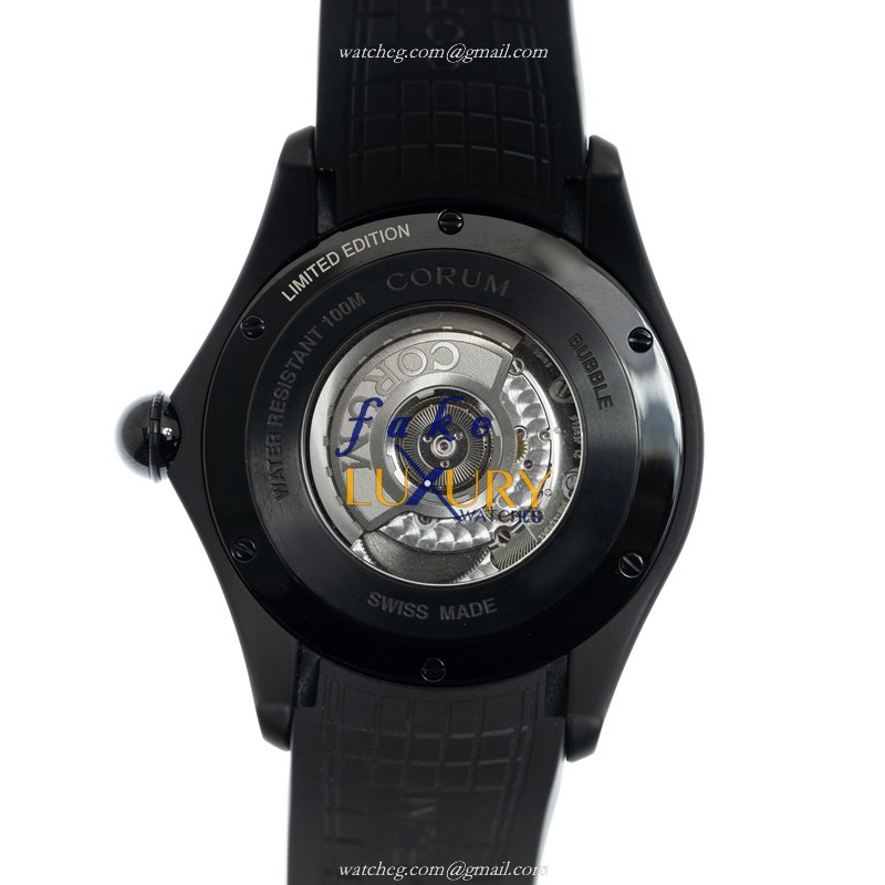 Corum 082.310.98.0371.GC01 Bubble Replica Watch Automatic Green Dial Stainless Steel Black Rubber - Image 3