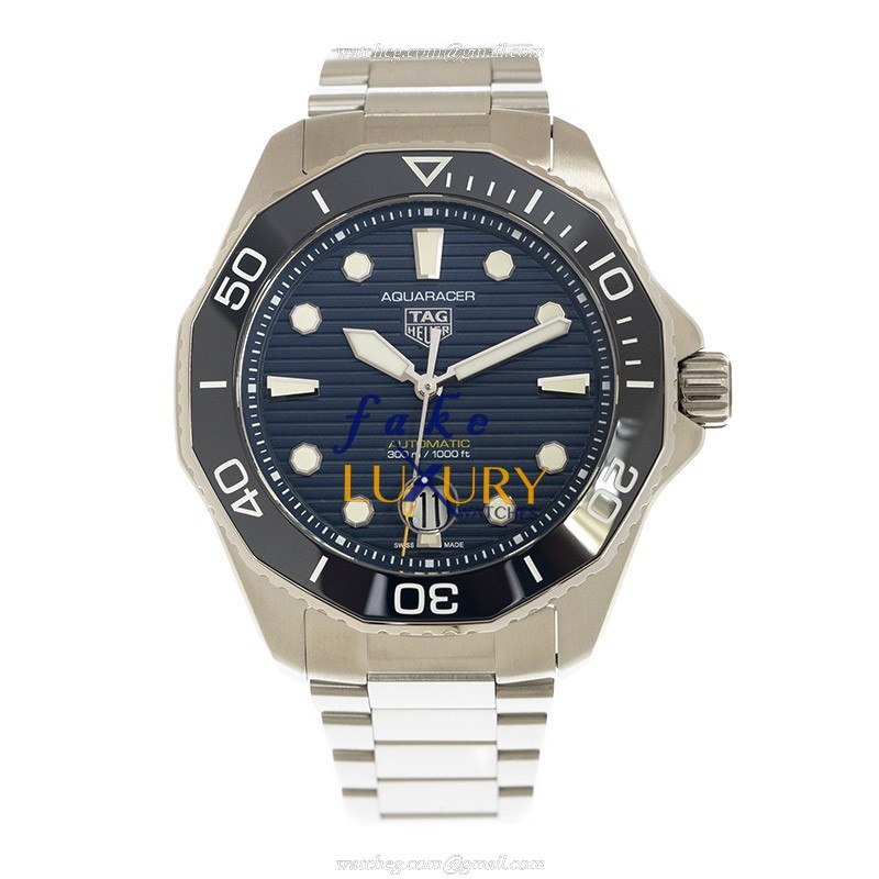 Tag Heuer WBP201B.BA0632 Aquaracer Replica Watch, Blue Dial, Stainless Steel - Image 2