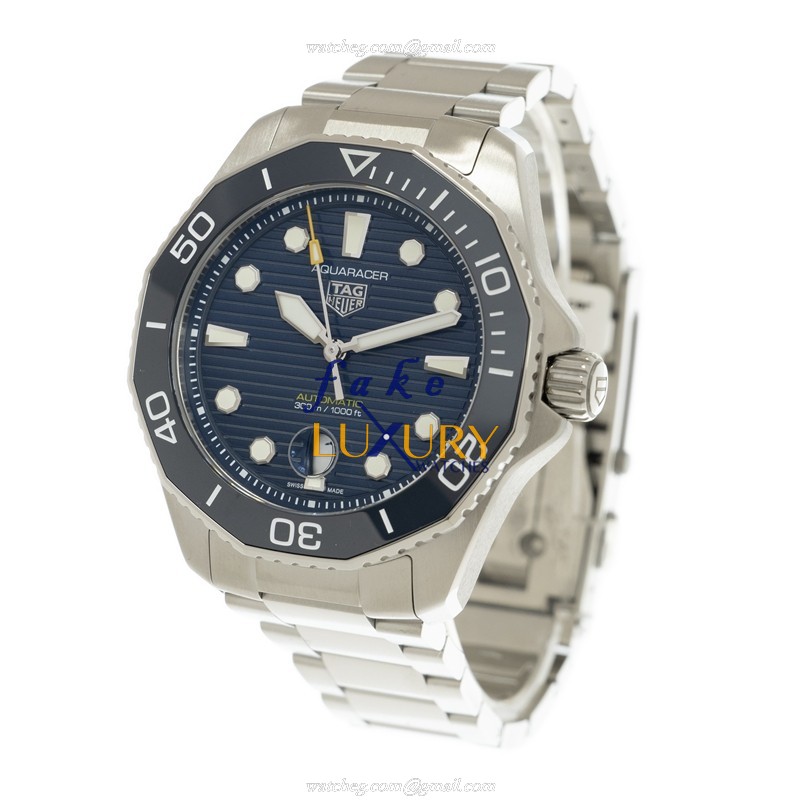Tag Heuer WBP201B.BA0632 Aquaracer Replica Watch, Blue Dial, Stainless Steel - Image 3