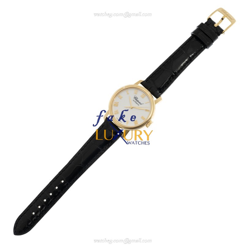 Chopard 124200-0001 CLASSIQUE Automatic 18kt Yellow Gold Replica Watch, Auto Movement, White Dial - Image 2