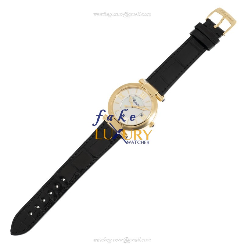 Chopard 384221-0001 IMPERIALE Quartz 18kt Yellow Gold | Ceramic Bezel | Swiss Movement | White - Image 2