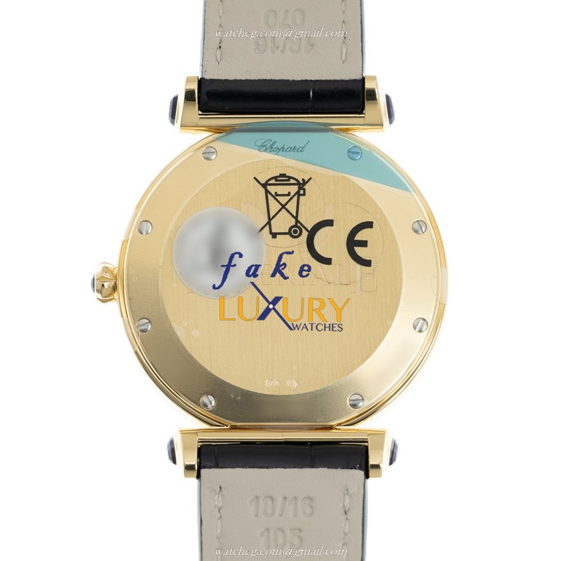 Chopard 384221-0001 IMPERIALE Quartz 18kt Yellow Gold | Ceramic Bezel | Swiss Movement | White - Image 3