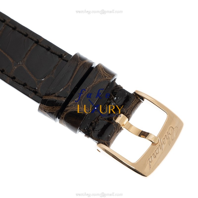 Chopard Imperiale 384238-5007 Quartz 18kt Rose Gold Diamonds Brown Dial Replica Watch - Image 4