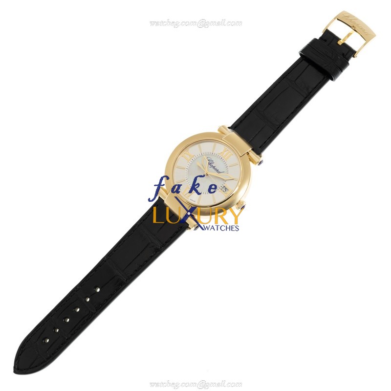 -384241-0001ST.OO.1240ST.01 - Chopard IMPERIALE Automatic 18kt Yellow Gold Replica Watch - White - Image 2