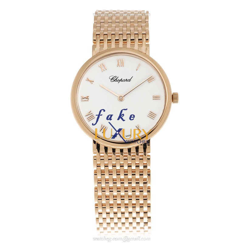 -119392-5001ST.OO.1240ST.01 - Chopard CLASSIQUE Quartz 18kt Rose Gold Replica Watch - White - Image 2