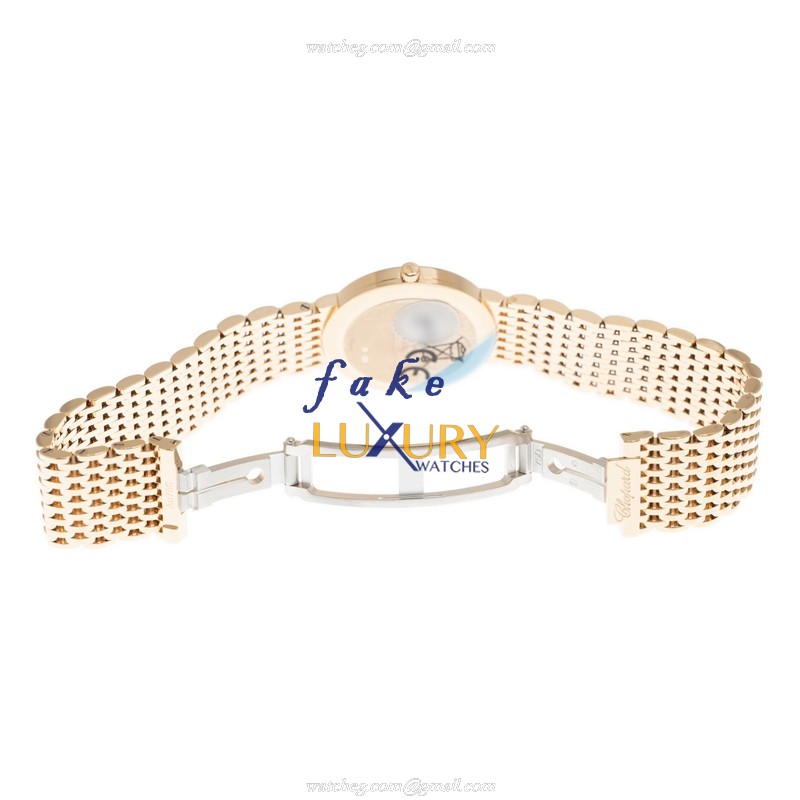 -119392-5001ST.OO.1240ST.01 - Chopard CLASSIQUE Quartz 18kt Rose Gold Replica Watch - White - Image 5