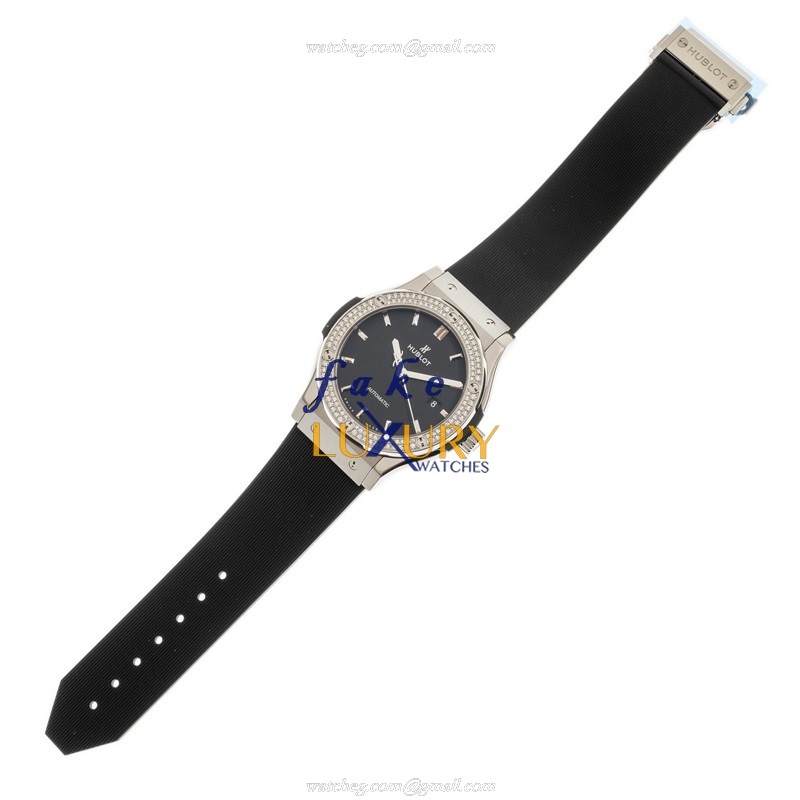-542.NX.1171.RX.1104 - Hublot Classic Fusion Automatic Titanium & Diamond Replica Watch - Image 2