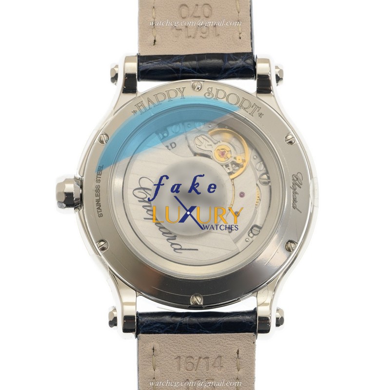 Chopard 278608-3001 HAPPY SPORT Automatic - Stainless Steel - Silver Dial - Replica Watch - Image 3