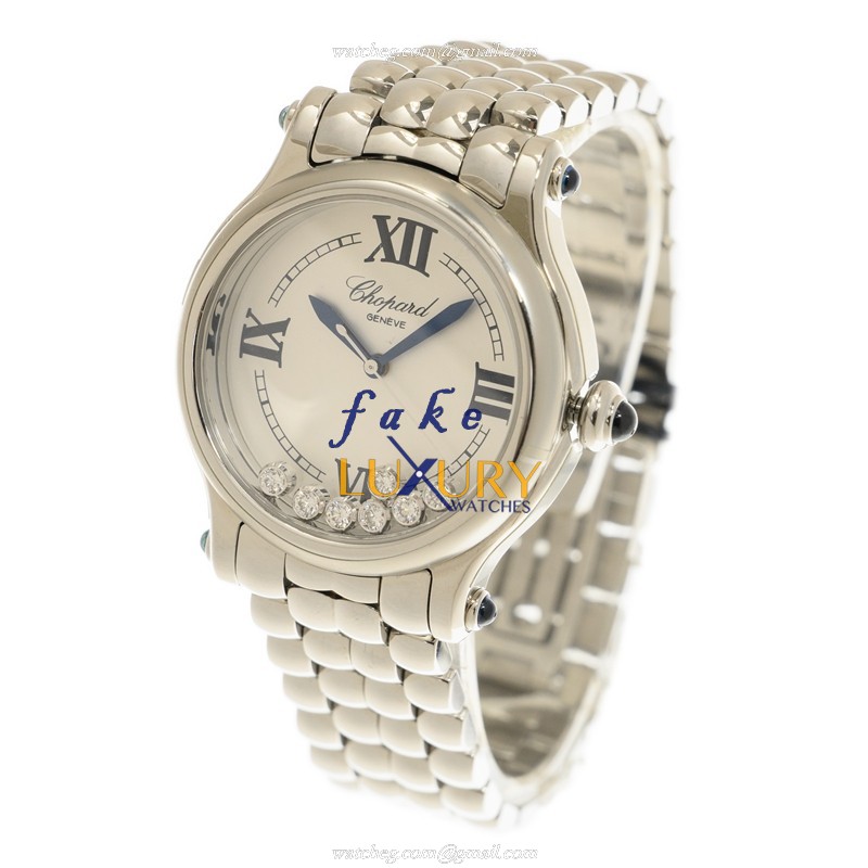 Chopard 278610-3001 Happy Sport Auto Stainless Steel Case Silver Dial Replica Watch - Image 3
