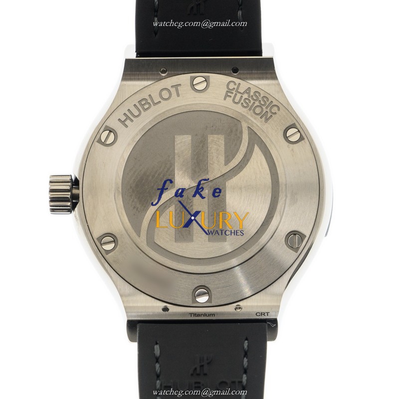 Hublot Classic Fusion Quartz Titanium & Diamond Replica Watch 581.NX.7071.LR.1104 - Gray Dial - Image 3