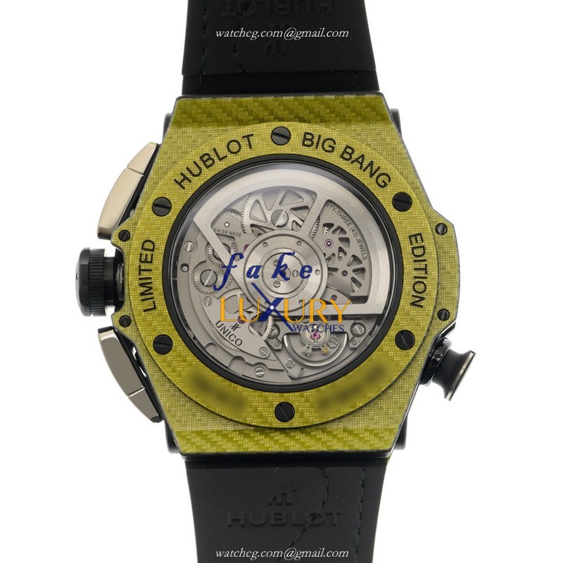416.YY.1120.VR - Hublot Big Bang Replica Watch Automatic Carbon Fiber Transparent Dial - Image 3