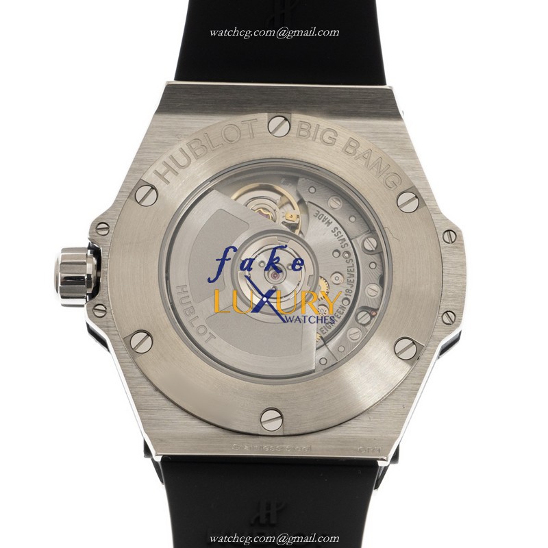 Hublot 485.SX.1170.RX.1204 BIG BANG Auto Stainless Steel Diamond Bezel Replica Watch - Image 3