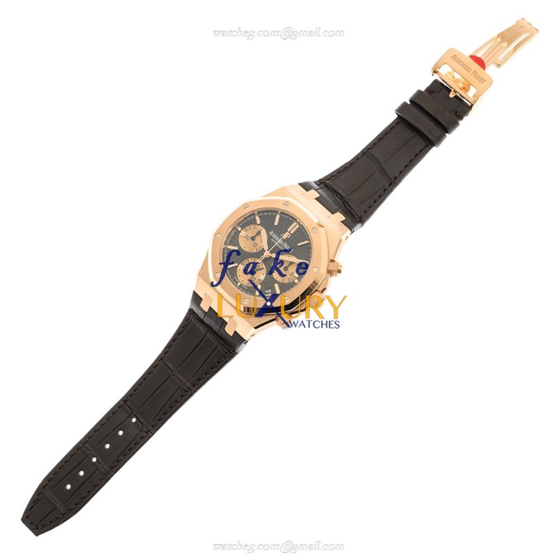Audemars Piguet 26239OR.OO.D821CR.01 Replica Watch, Automatic Movement, 18kt Rose Gold Case, Brown - Image 2