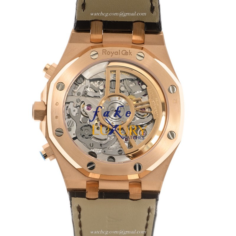 Audemars Piguet 26239OR.OO.D821CR.01 Replica Watch, Automatic Movement, 18kt Rose Gold Case, Brown - Image 3