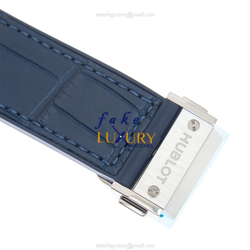 Hublot 565.NX.7170.LR CLASSIC FUSION Automatic Stainless Steel Replica Watch, Blue Dial, Alligator - Image 4
