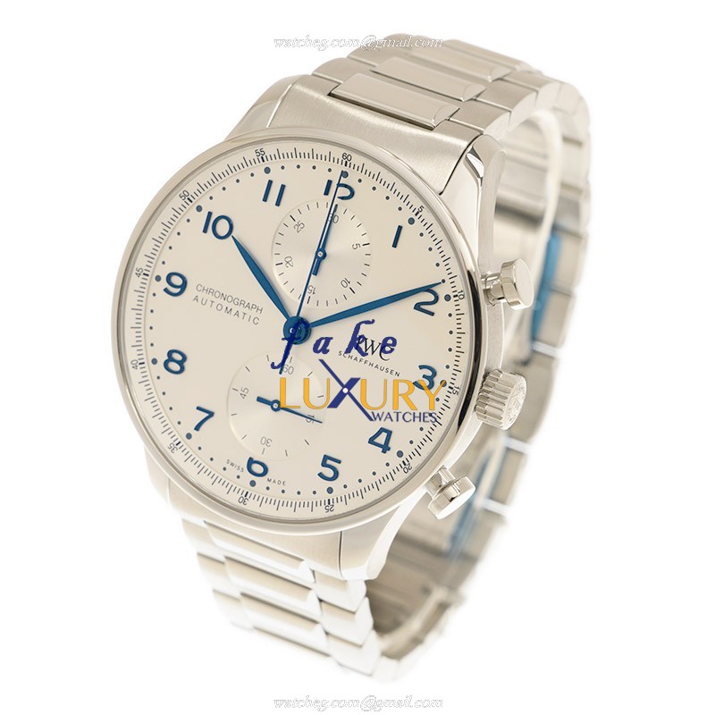 IWC Portuguese IW371617 Automatic Silver Dial Stainless Steel 41mm Replica Watch - Image 3