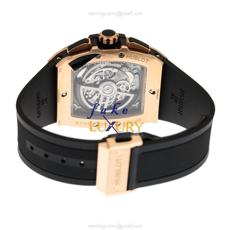 Hublot 641.OM.0183.RX Spirit of Big Bang Replica Watch, Automatic, Transparent Dial, 18kt Rose Gold - Image 4