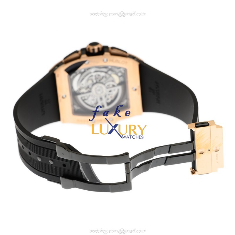Hublot 641.OM.0183.RX Spirit of Big Bang Replica Watch, Automatic, Transparent Dial, 18kt Rose Gold - Image 5