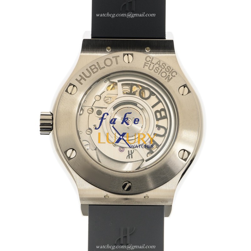 Hublot 565.NX.7071.RX CLASSIC FUSION Automatic Titanium | Gray Dial | Rubber Strap Replica Watch - Image 3