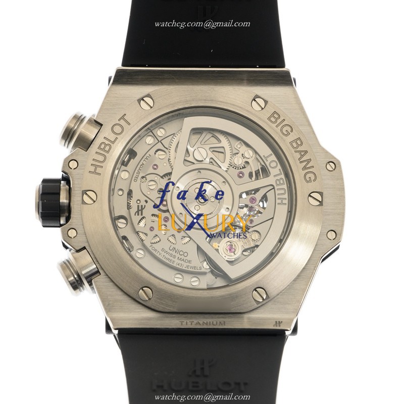 Hublot Big Bang 421.NX.1170.RX Replica Watch Automatic Movement Transparent Dial Titanium Case - Image 3