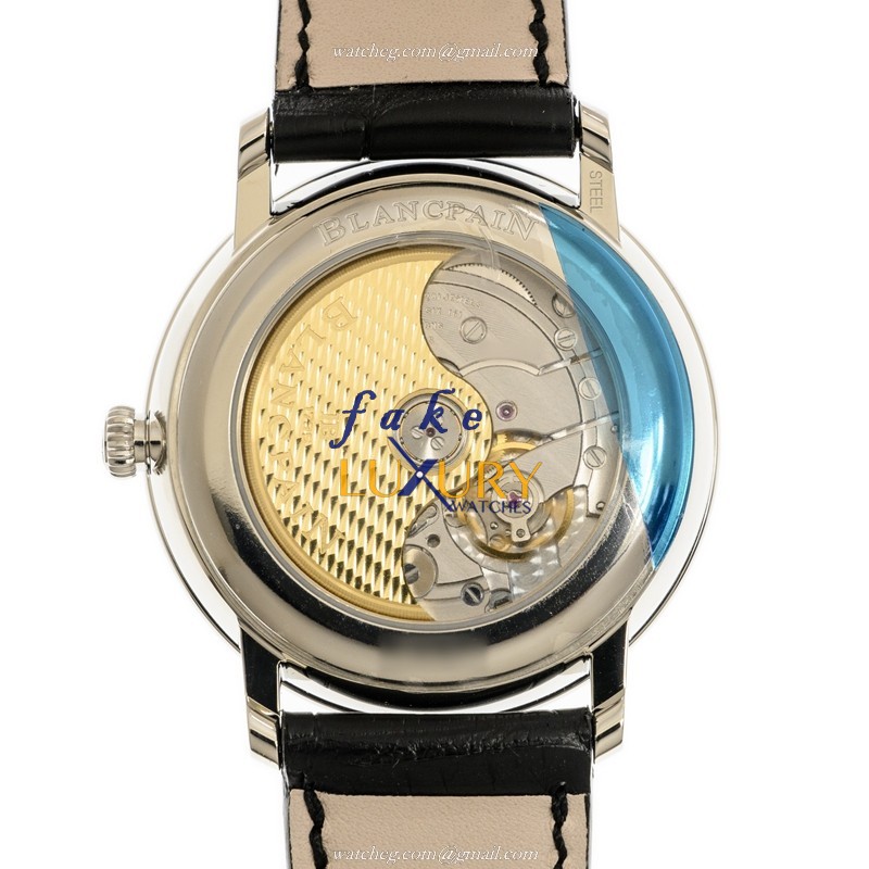 Blancpain Villeret 6224-1127-55B Automatic White Dial Steel Watch Replica Watch - Image 3