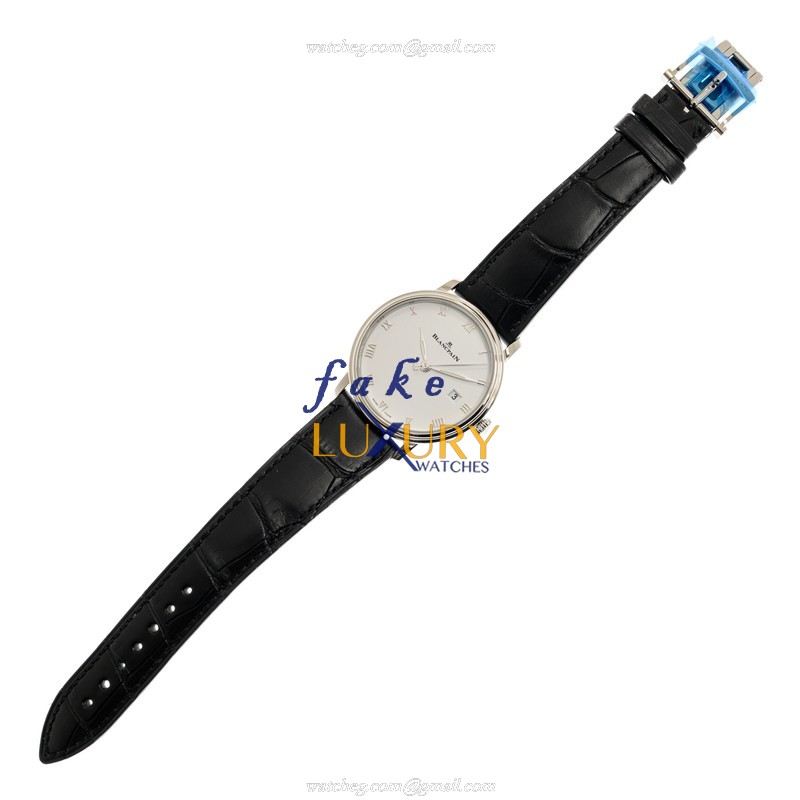 Blancpain Villeret 6224-1127-55B Automatic White Dial Steel Watch Replica Watch - Image 2