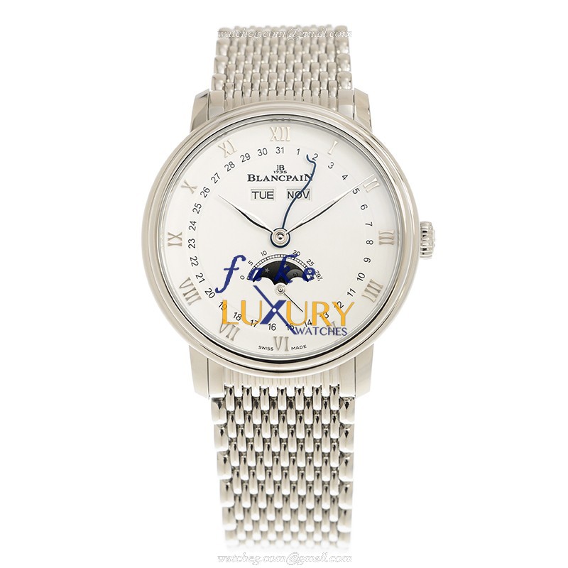 6264-1127-MMB - Blancpain Classic Replica Watch - Automatic - White Dial Stainless Steel - Image 2