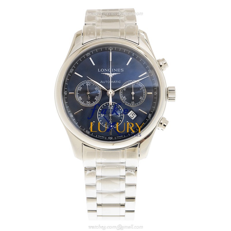 L2.759.4.78.6 - Longines Master Replica Watch - Automatic - Blue Dial - Stainless Steel - Image 2