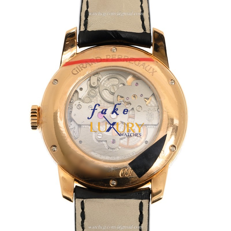 Girard Perregaux 99193B52A002-BA6A Tourbillon Three Gold Bridges Replica Watch, Automatic, 18kt - Image 3