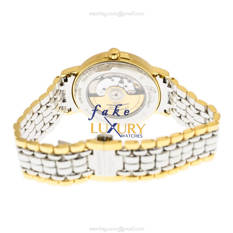 L4.922.2.11.7 - Longines Presence Replica Watch Automatic White Dial Gold-Plated Steel - Image 4