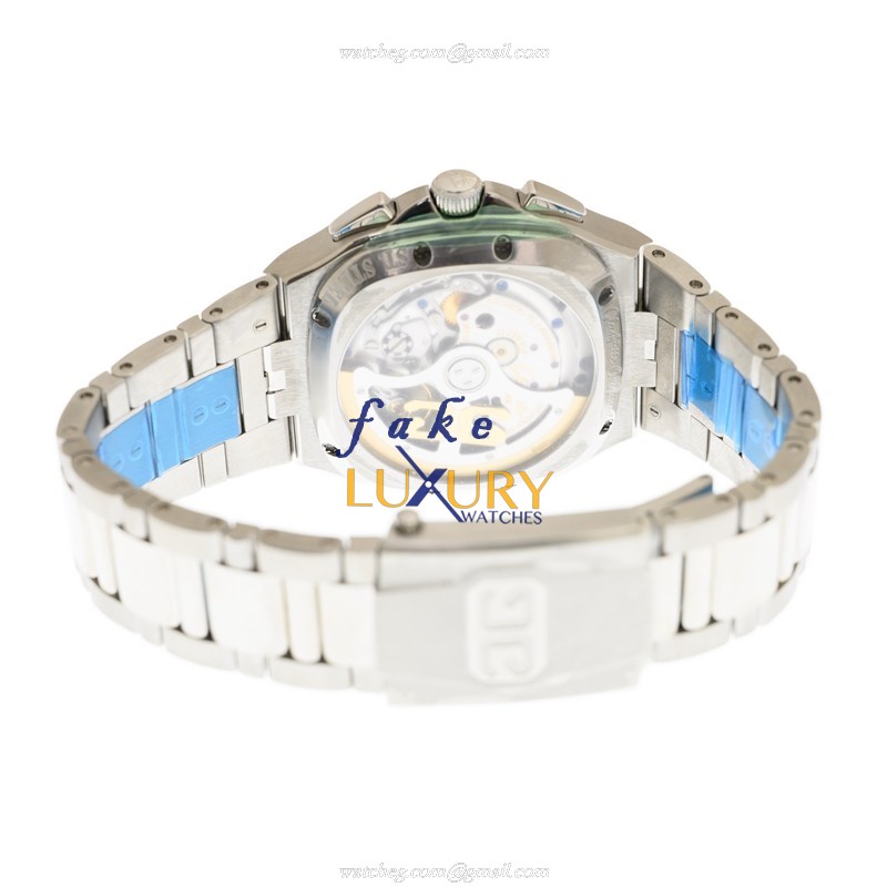 Glashutte 1-37-02-03-02-70 Retro Collection Automatic Blue Dial Stainless Steel Replica Watch - Image 4