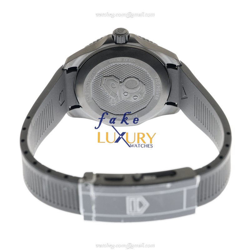 Tag Heuer WBP201D.FT6197 Aquaracer Automatic Replica Watch, White Dial, Steel Case, Black Rubber - Image 4