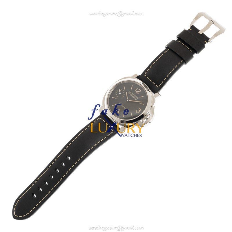Panerai PAM00915 Luminor Replica Watch With Automatic Movement, Black Dial, Steel Case - Image 2
