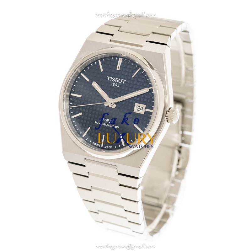 Tissot T137.407.11.04.100 PRX Replica Watch, Blue Dial, Steel Bracelet, Automatic - Image 3