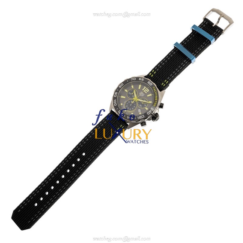 Tag Heuer CAZ101AG.FC8304 Replica Watch, Quartz Movement, Gray Dial, Steel Case, Black Canvas Strap - Image 2