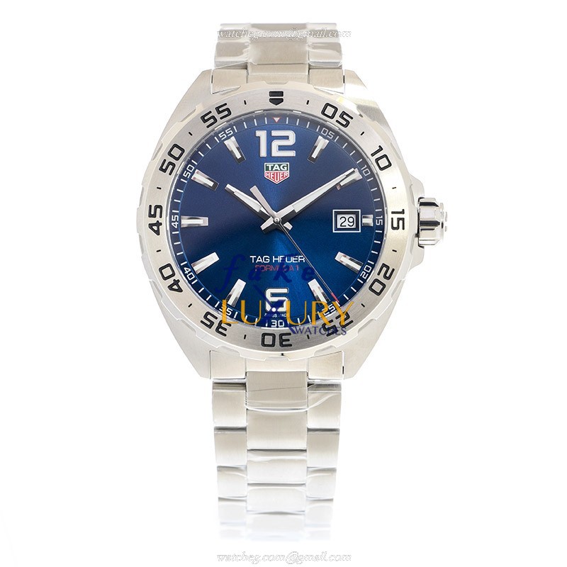 Tag Heuer Carrera WAZ1118.BA0875 Replica Watch, Blue Dial, Quartz Movement, Steel Case - Image 2