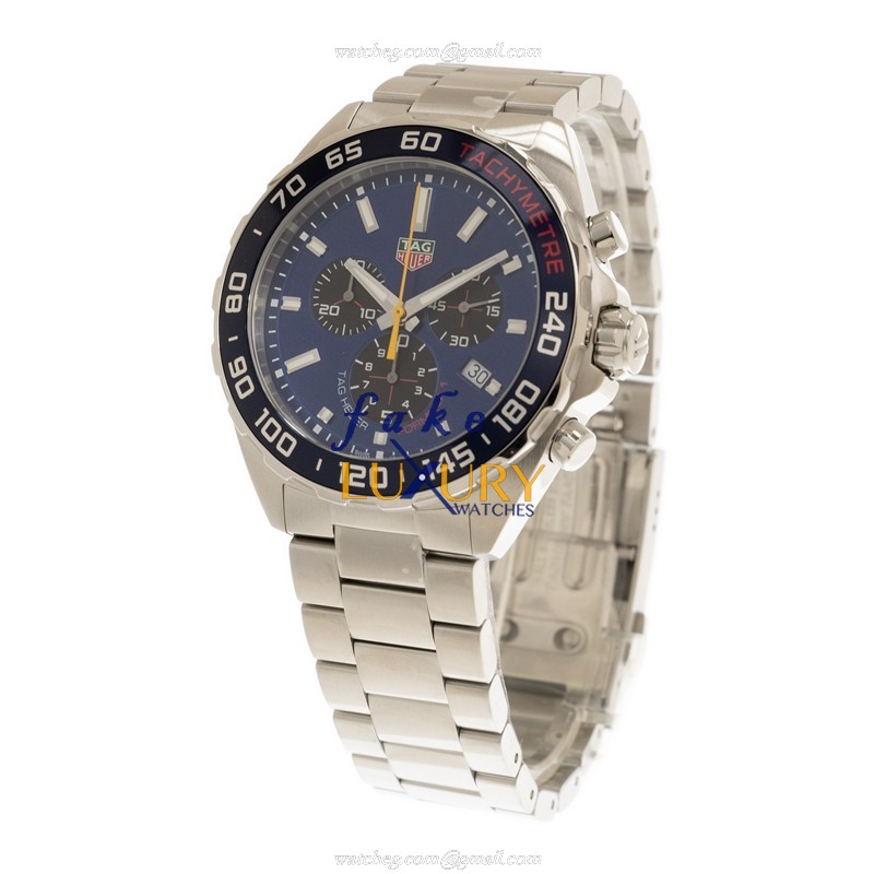 Tag Heuer Formula 1 CAZ101AK.BA0842 Quartz Blue Dial Steel Bracelet Replica Watch - Image 3