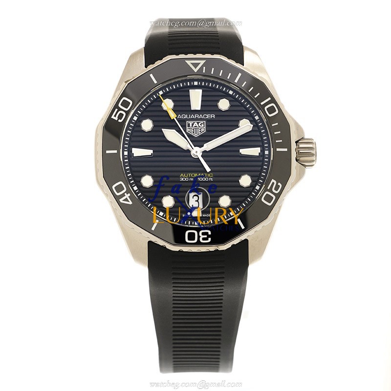 Tag Heuer WBP201A.FT6197 Aquaracer Automatic Black Dial Rubber Strap Steel Replica Watch - Image 2