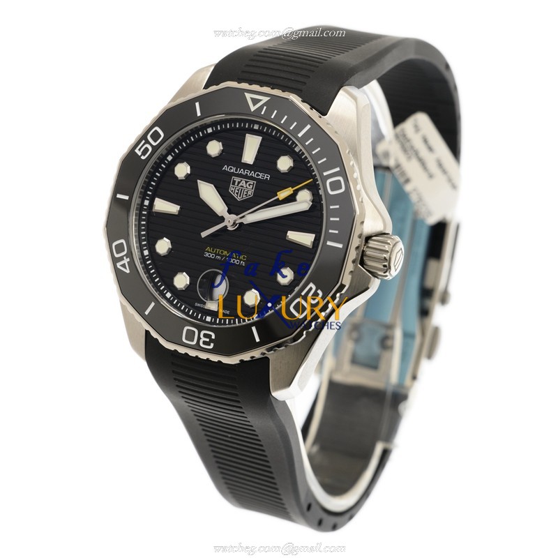 Tag Heuer WBP201A.FT6197 Aquaracer Automatic Black Dial Rubber Strap Steel Replica Watch - Image 3
