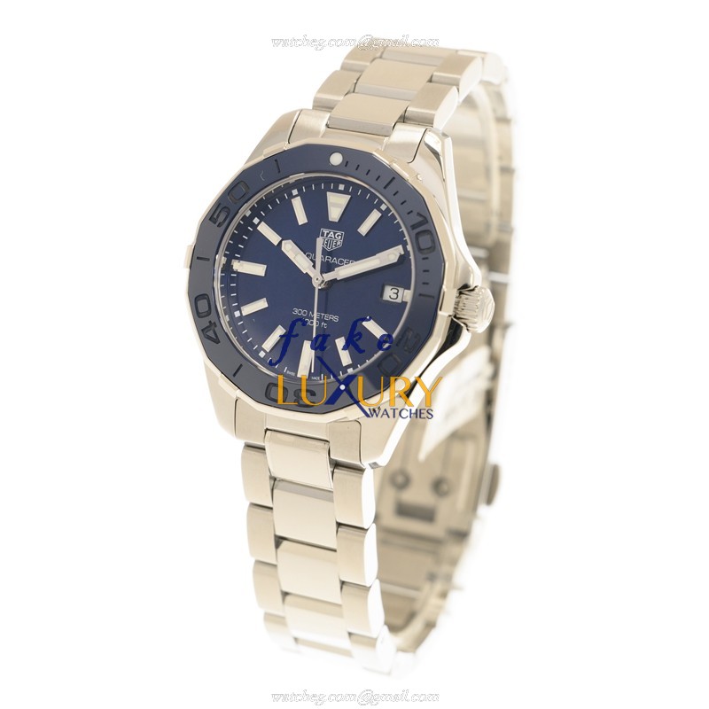 Tag Heuer Aquaracer WAY131S.BA0748 Replica Watch, Blue Dial Steel Case Quartz - Image 3