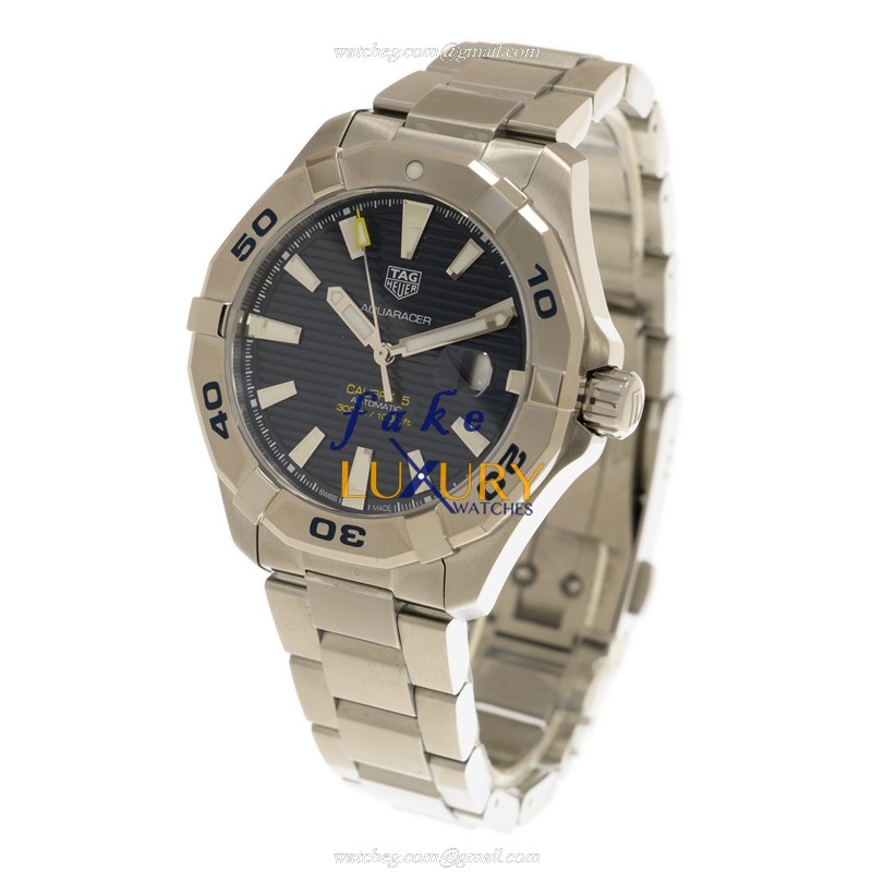 Tag Heuer Aquaracer WAY2012.BA0927 Automatic Blue Dial Steel Replica Watch - Image 3