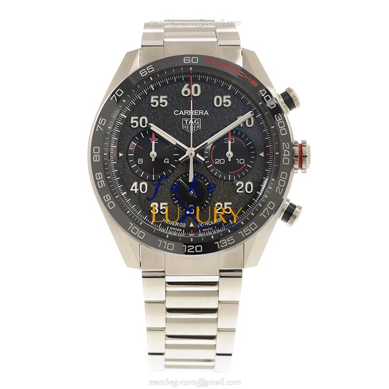 Tag Heuer CBN2A1F.BA0643 Carrera - Replica Watch - Automatic - Gray Dial - Steel Bracelet - Image 2