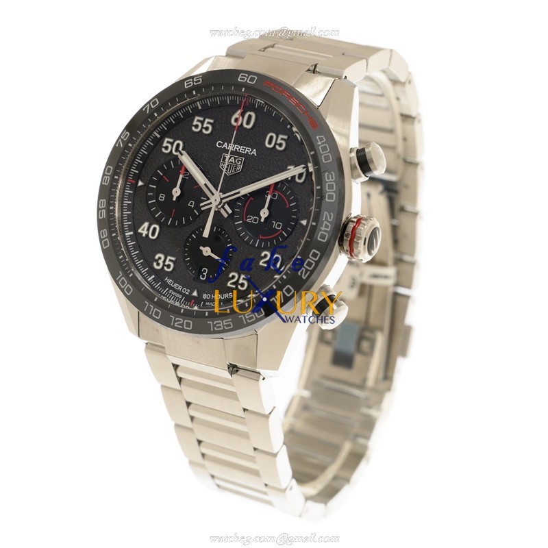 Tag Heuer CBN2A1F.BA0643 Carrera - Replica Watch - Automatic - Gray Dial - Steel Bracelet - Image 3