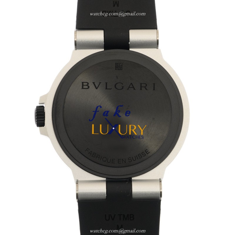 Bulgari 103382 ALUMINIUM Automatic Aluminum & Titanium Gray Dial Rubber Strap Replica Watch - Image 3