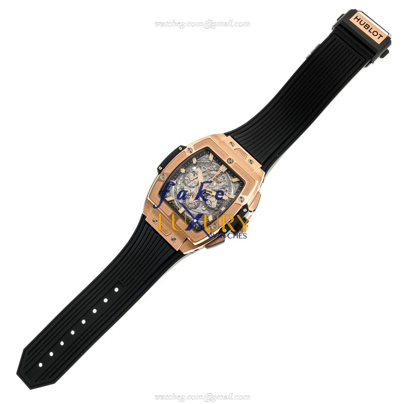 Hublot Big Bang 642.OX.0180.RX Automatic Silver Dial 18kt Rose Gold Rubber Replica Watch - Image 2