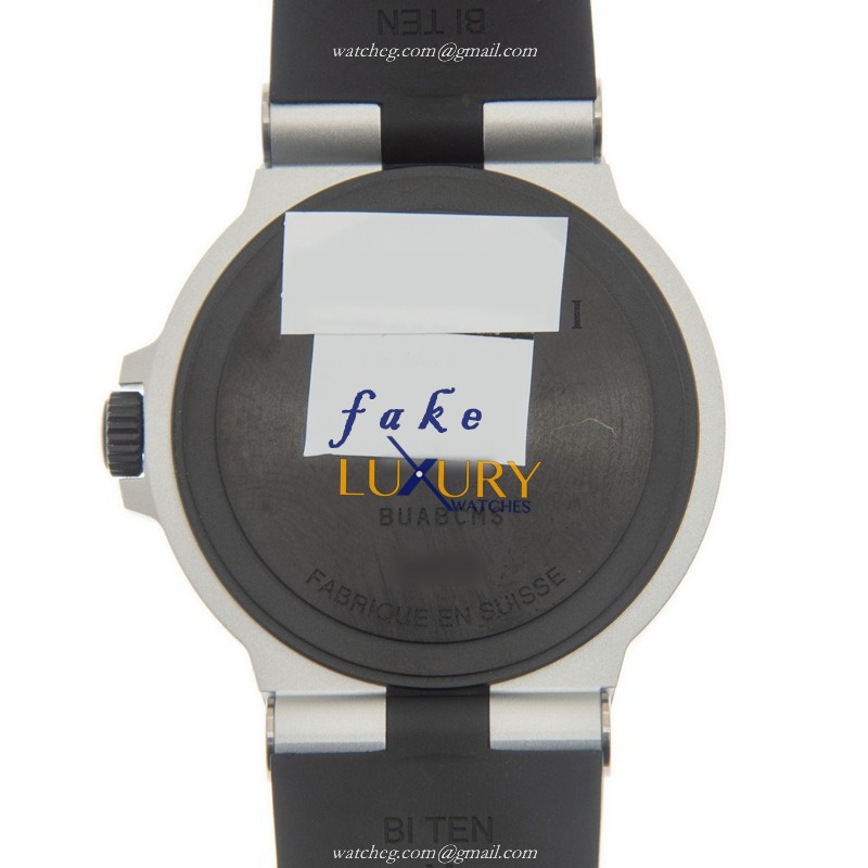 Bulgari 103445 ALUMINIUM Automatic Aluminum Titanium Black Dial Rubber Strap | 103445 | Automatic - Image 3
