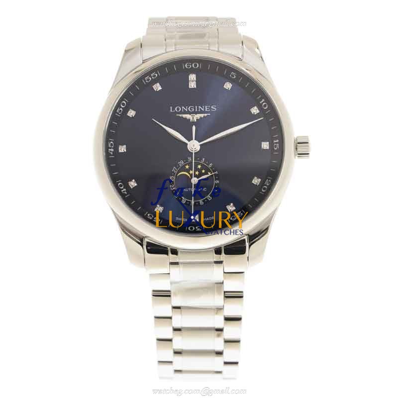 Longines Master L2.919.4.97.6 Automatic Blue Dial Stainless Steel Replica Watch - Image 2