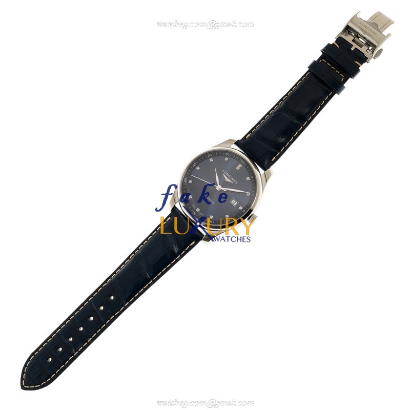 L2.893.4.97.0 - Longines Master Replica Watch Automatic Blue Dial Steel - Image 2
