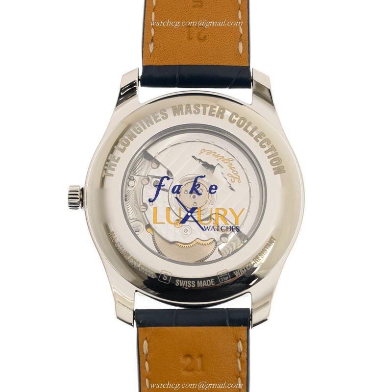 L2.893.4.97.0 - Longines Master Replica Watch Automatic Blue Dial Steel - Image 3